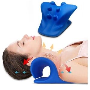 🆕 Bilitok Neck And Shoulder Chiropractic Pillow Blue